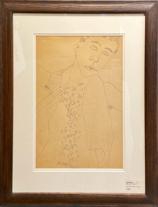 Andy Warhol, Male Torso, c.1955