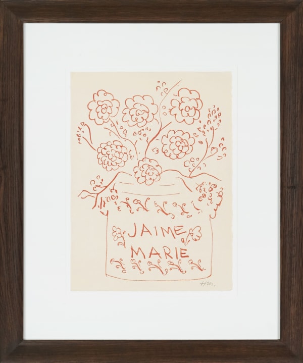 Henri Matisse, J'aime Marie, 1948