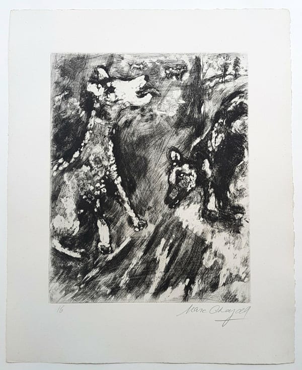 Marc Chagall, The Bitch and her friend, 1952
