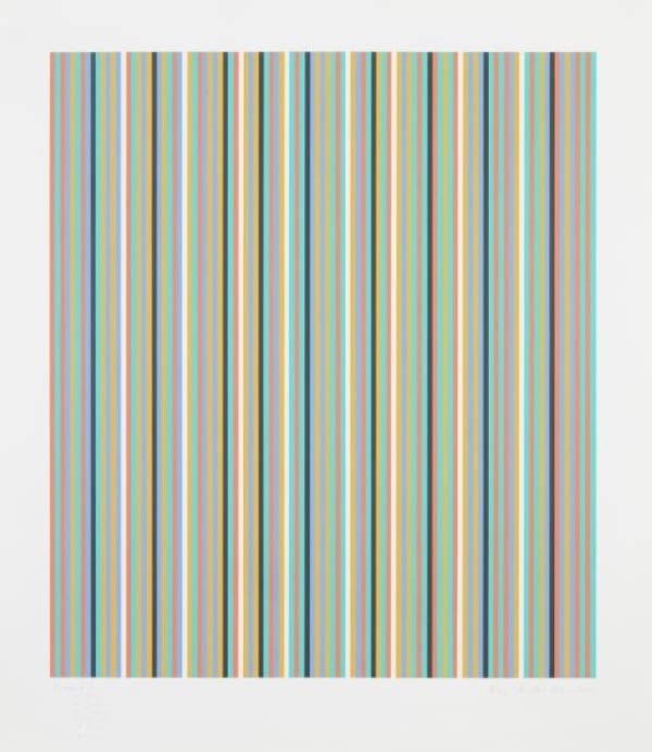 Bridget Riley, Silvered 2, 1981