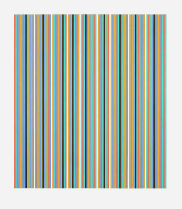 Bridget Riley, Silvered 2, 1981