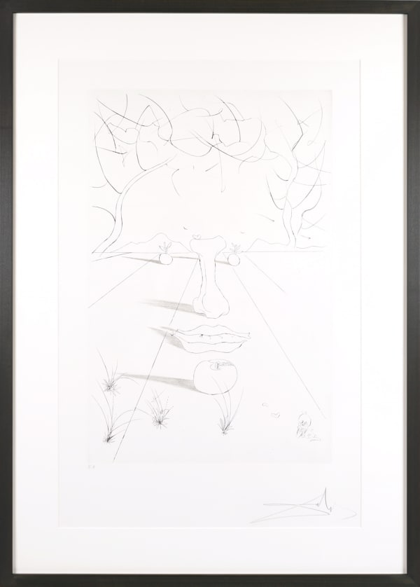 Salvador Dalí, Visage Surrealiste, 1972