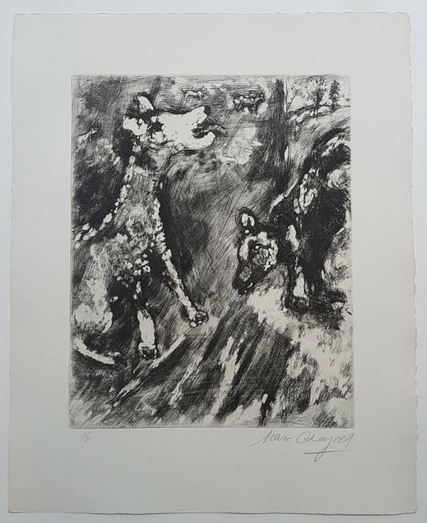 Marc Chagall, The Bitch and her Friend, 1952