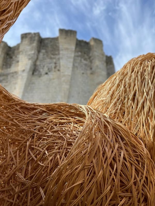 LAURA ELLEN BACON AT CHÂTEAU-GAILLARD, LES ANDELYS, NORMANDY, FRANCE
