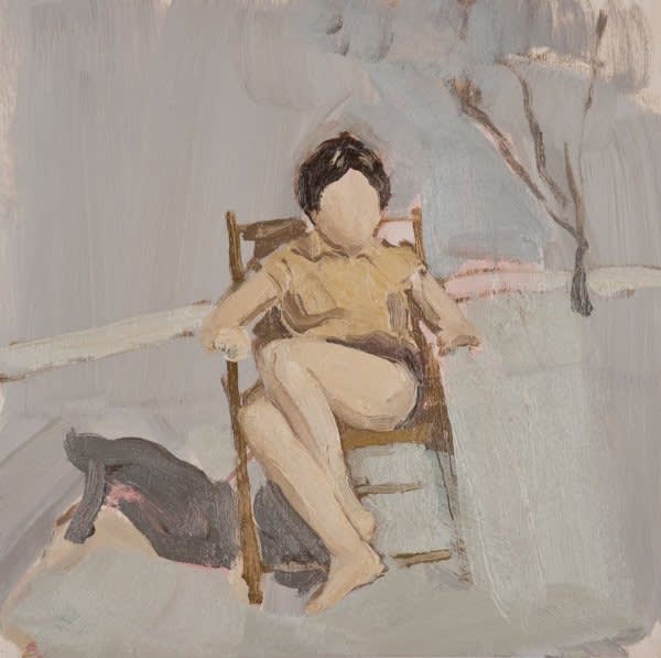 Gideon Rubin, "Untitled," 2011, oil on board, 11 3/4 x 11 3/4 inches