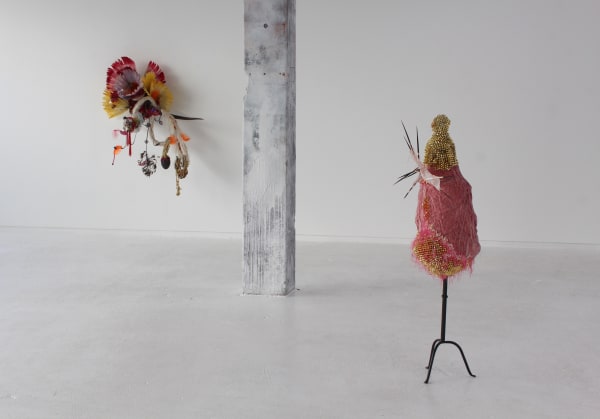 Rina Banerjee, Human Likeness, 2017, installation view