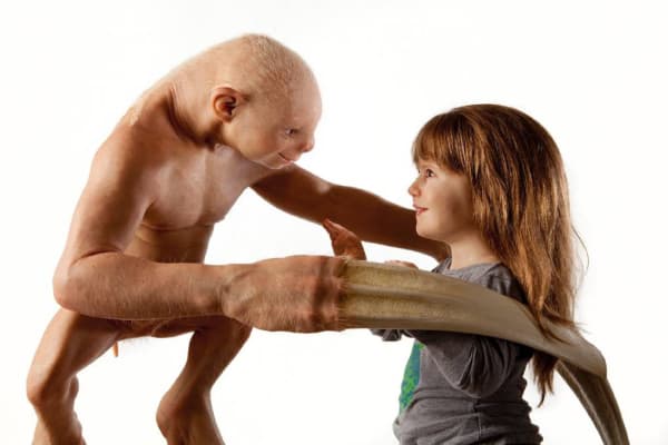 Patricia Piccinini, "The Welcome Guest," detail view