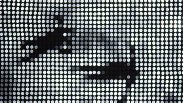 "Light Topography (Jane's Pool)," 2014, by Jim Campbell (Courtesy: KQED Newsroom)