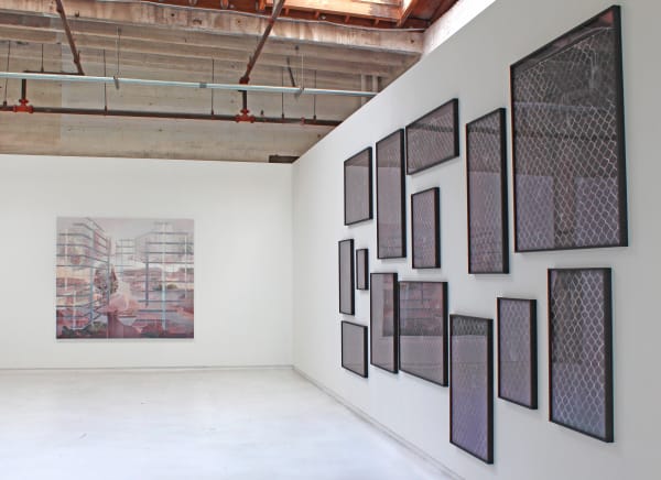 Driss Ouadahi, "Breach in the Silence," 2016, installation view