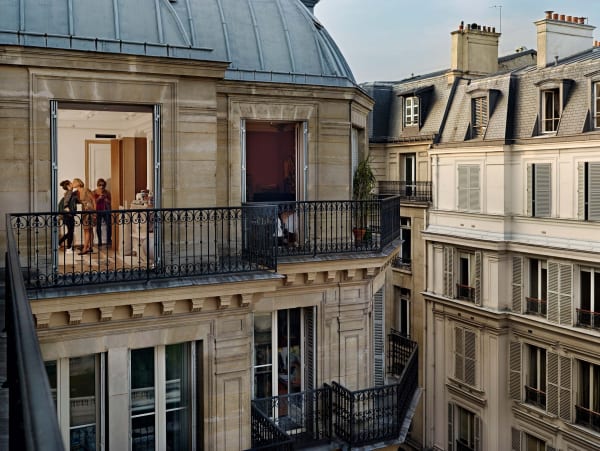 Gail Albert Halaban photograph from Out My Window series made in Paris at Quai Anatole