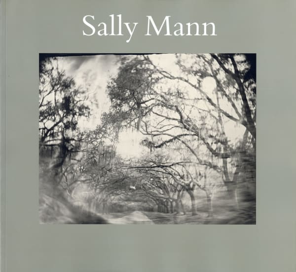 Publication for Sally Mann, Mother Land exhibition with Edwynn Houk Gallery with landscape on cover and green-gray spine