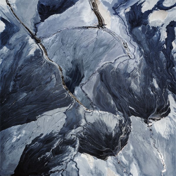 aerial view of Minera Centinela Copper Mine, Antofagasta Region, Atacama, Chile by David Maisel