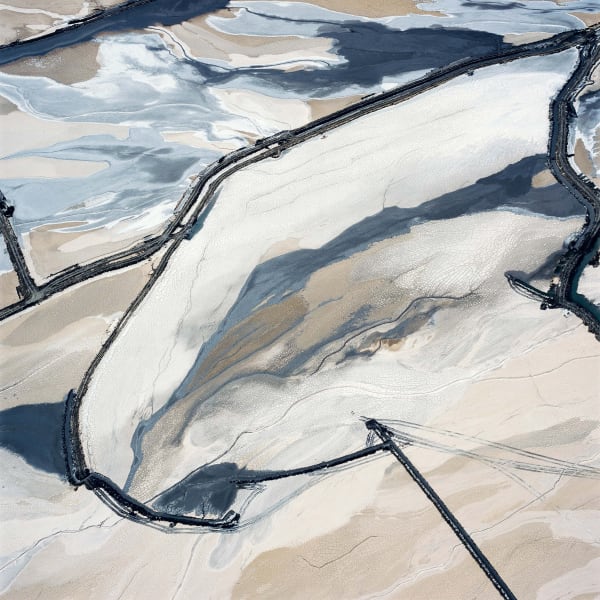 aerial view of Minera Centinela Copper Mine, Antofagasta Region, Atacama, Chile by David Maisel