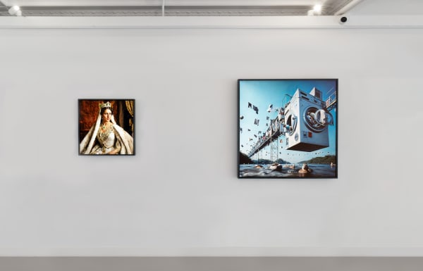 Exhibition Installation View Of New Beginnings Intertwining Realities Of Ai Art And Human Experience Kevin Abosch Niceaunties Courtesy Of Hofa Gallery