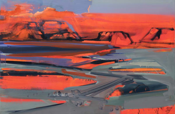 The Sun is going down by Inge H. Schmidt, 2012