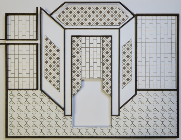 Temple de Pan II by Peter Depelchin, 2020, installation, 32.5x42x2cm