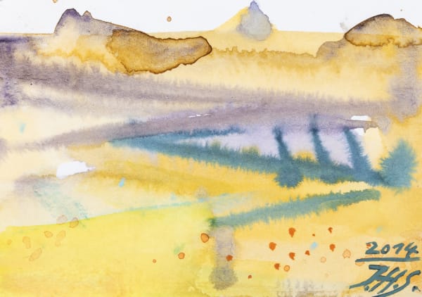 Along the Desert II by Inge H. Schmidt, 2014