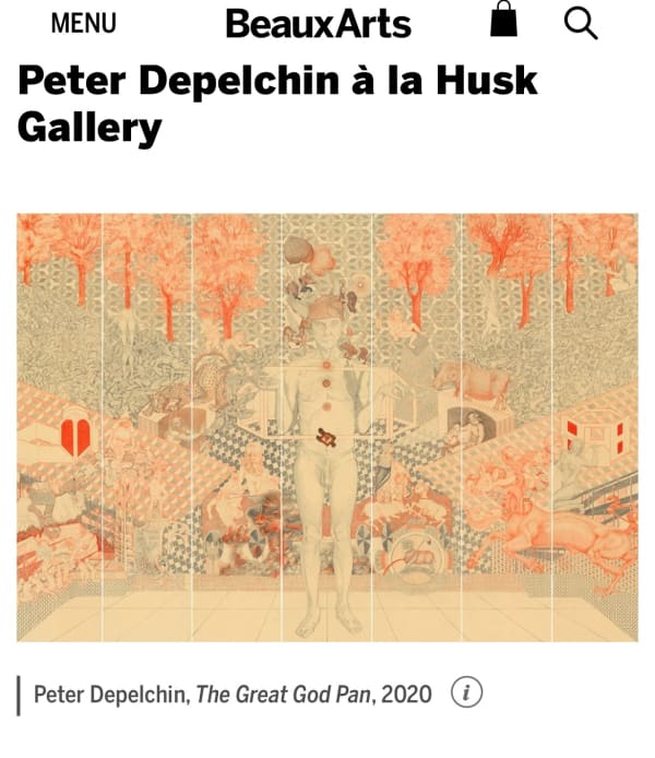 10 grands talents fous du dessin contemporain repérés à Drawing Now - Peter Depelchin à la Husk Gallery