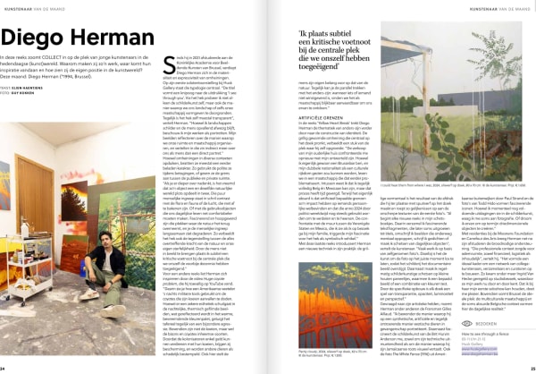 Kunstenaar van de maand: Diego Herman