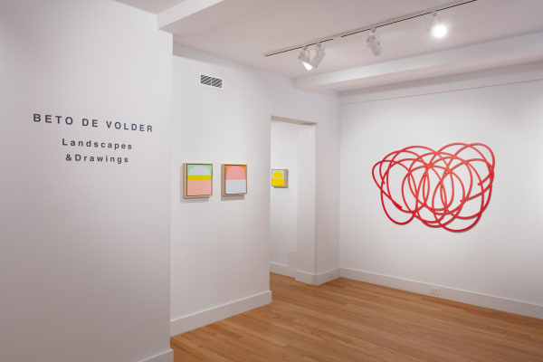 Beto De Volder: Landscapes & Drawings, Installation view, Hutchinson Modern & Contemporary, 2021. Photographed by Zorawar Sidhu