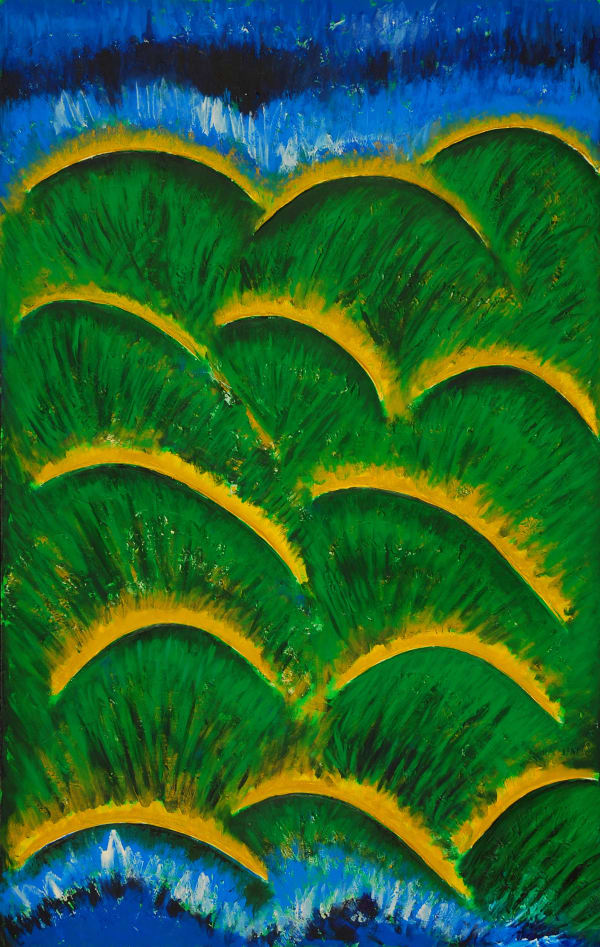 Close Encounter, 1984, 66 x 42 in