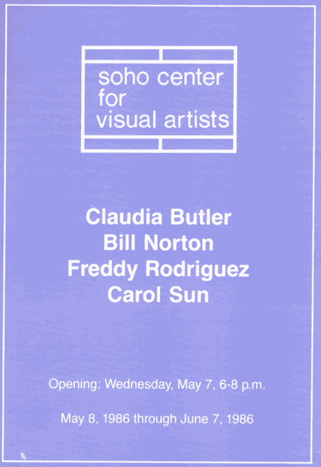 SOHO Center for Visual Artists, New York, 1986
