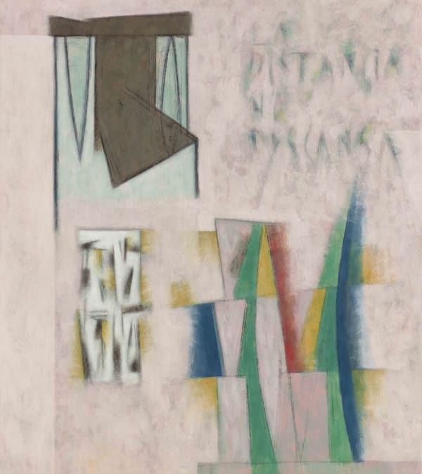 Alejandro Corujeira, La distancia no descansa, 1993, 63 x 51 1/8 in, 160 x 130 cm