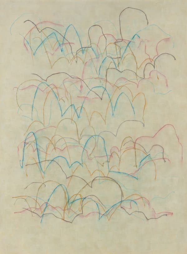 Alejandro Corujeira, Escritos sobre el barro 1, 2017, 90 5/8 x 66 7/8 in, 230 x 170 cm