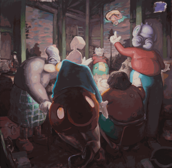 Manuel Aja Espil, Annunciation (of Anton Regularis), Anunciación (de Anton Regularis), 2017