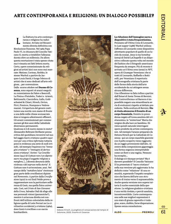 Arte Contemporanea E Religione: Un Dialogo Possible?