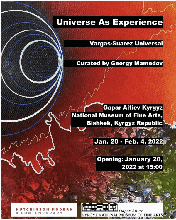 Poster for "Universe As Experience," 2022