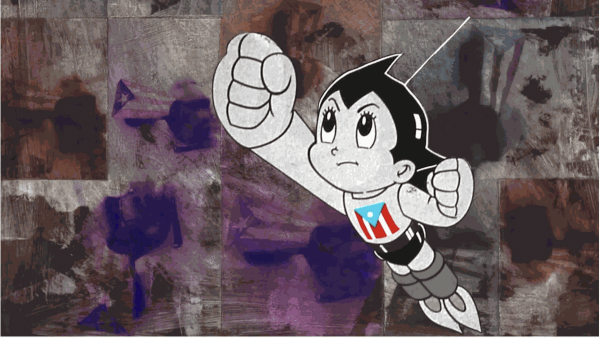 Juan Sánchez, "Unknown Boricua Streaming: Nuyorican State of Mind," 2011, Single-channel HD video, Color & sound, Rt: 8:09 min loop