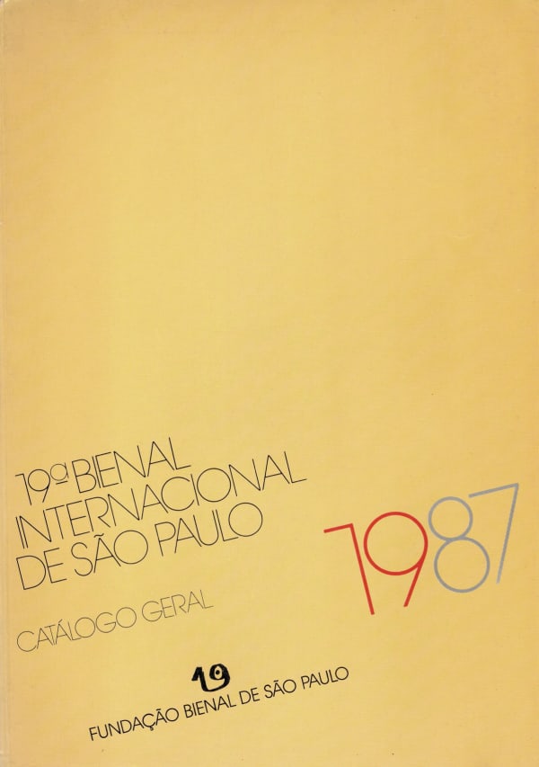 19a Bienal Internacional de São Paulo Catálogo Geral
