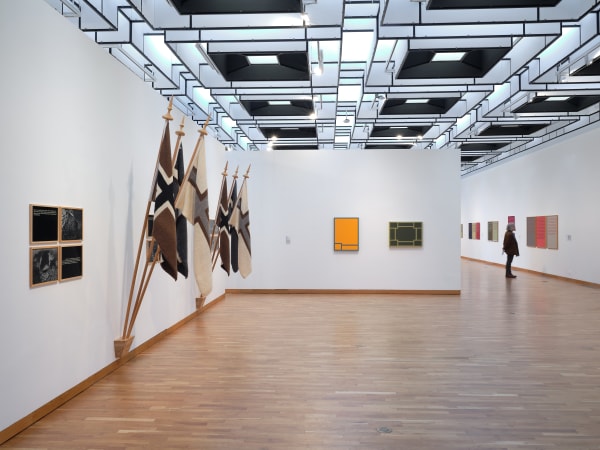 Installation view: Birgir Andrésson, "As Far As The Eye Can See", Reykjavik Art Museum, 2022
