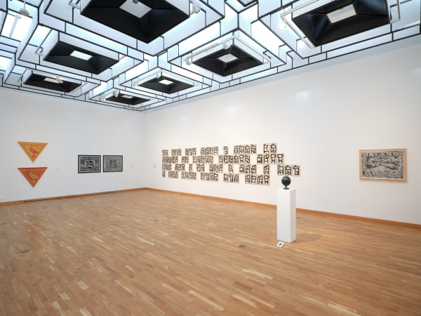 Installation view: Birgir Andrésson, "As Far As The Eye Can See", Reykjavik Art Museum, 2022