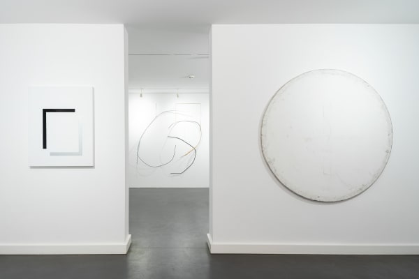 KARIN SANDER, Mailed Painting 147 Berlin – Bonn – Reykjavik – København – Potsdam, 2014 Photo: Sascha Hermann, 2022