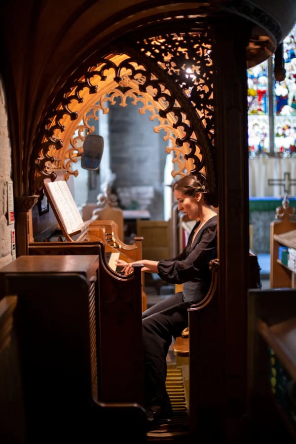 Ragnar Kjartansson: The Sky in a Room, St Mary Magdalene Church, Tanworth-in-Arden, England. Photo Jack Nelson, Courtesy of Ikon
