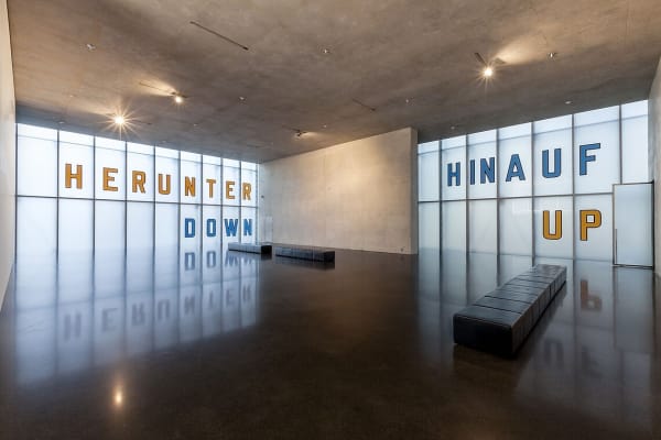 © Lawrence Weiner | ARS, New York | Bildrecht, Wien, 2016 und Kunsthaus Bregenz