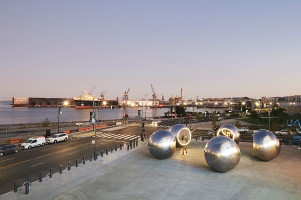 Seeing spheres, 2019 Commissioned by Chase Center, San Francisco