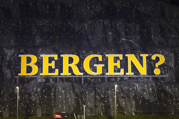 Ragnar Kjartansson, This Must Be the Place, permanent installation at Bergen Airport, 2017