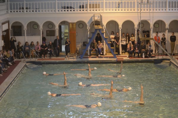 Janice Kerbel: Sink, The Western Baths Club, Glasgow, UK, 2018. Photo: Alan Dimmick. Courtesy of the artist and i8 Gallery,...