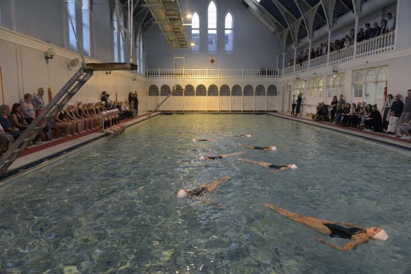 Janice Kerbel: Sink, The Western Baths Club, Glasgow, UK, 2018. Photo: Alan Dimmick. Courtesy of the artist and i8 Gallery,...