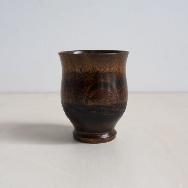 Raku Terai - Handmade Wooden Cup No. 20