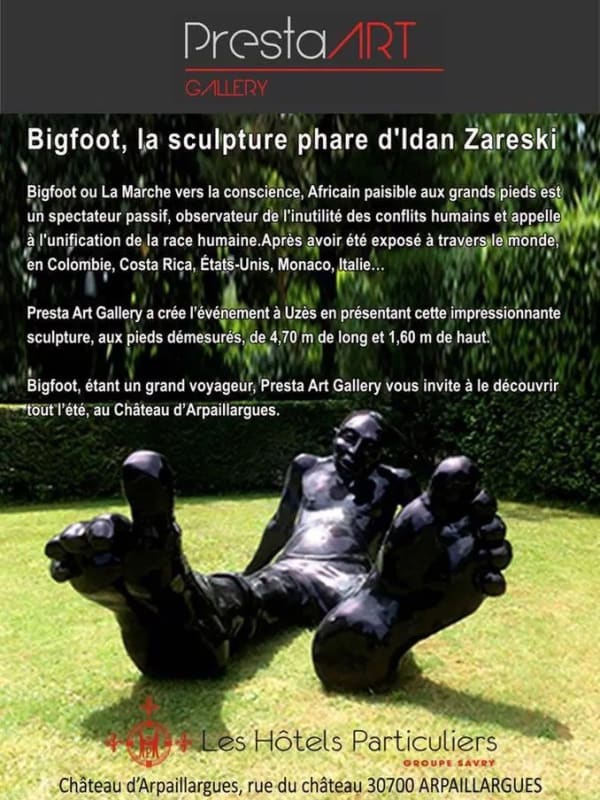 Bigfoot makes a stop at the Chateau d’Arpaillargues, France