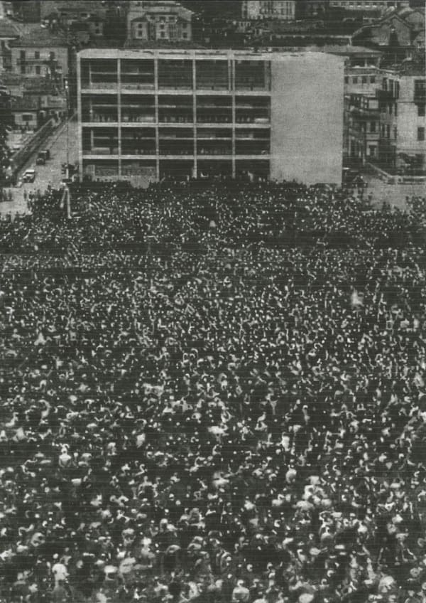 Casa del Fascio 2012 graphite and acrylic medium on Bristol Board 29.7 x 21 cm (page size)