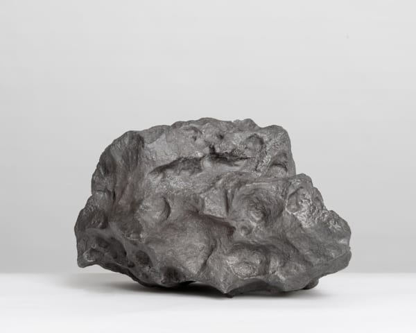 Campo del Cielo, Field of the Sky (24,800g) 2014 found meteorite, cast melted and re-cast back into a new version of itself 26.6 x 21.6 x 17.8 cm