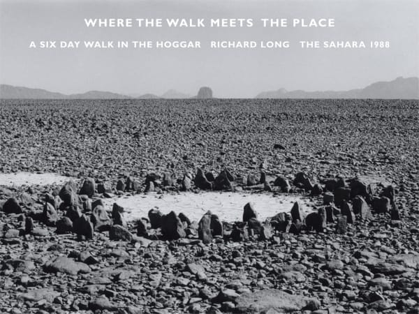 Richard Long Where the Walk Meets the Place, 2014 archival inkjet print, edition of 50 25.4 x 33.9 cm (image size); 38.2 x 45.8 cm (paper size)
