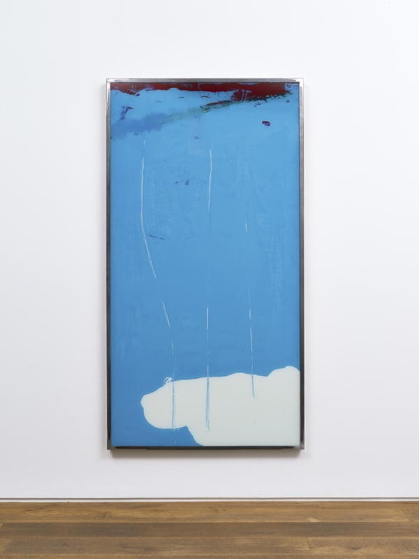 Kevin Harman Obscure Outing I, 2014 household paint, double-glazing unit, steel frame 192.5 x 102.2 x 5.5 cm