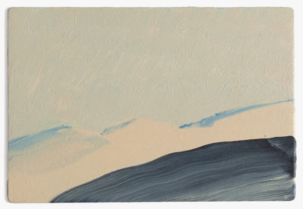 Untitled 2 2014 Oil on board 13.8 x 20.3 cm 47 x 53.3 cm (framed)