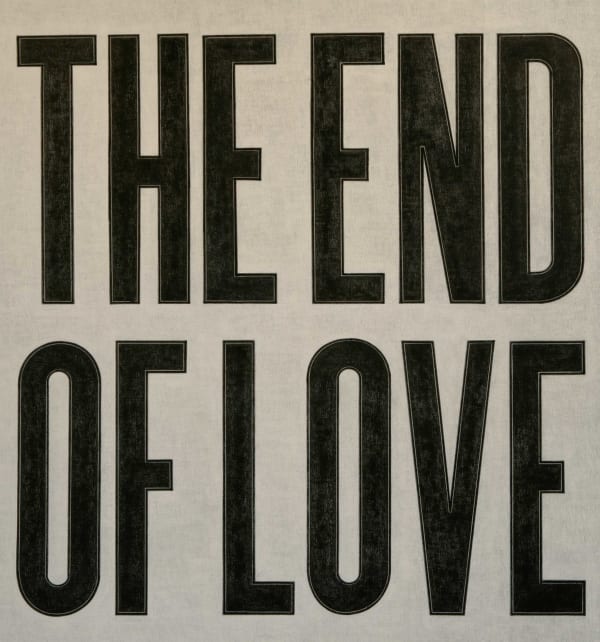 The End of Love 2008 oil on flax canvas 168 x 153 cm